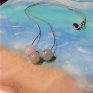 Jasper Beaded Waterproof Rope necklace